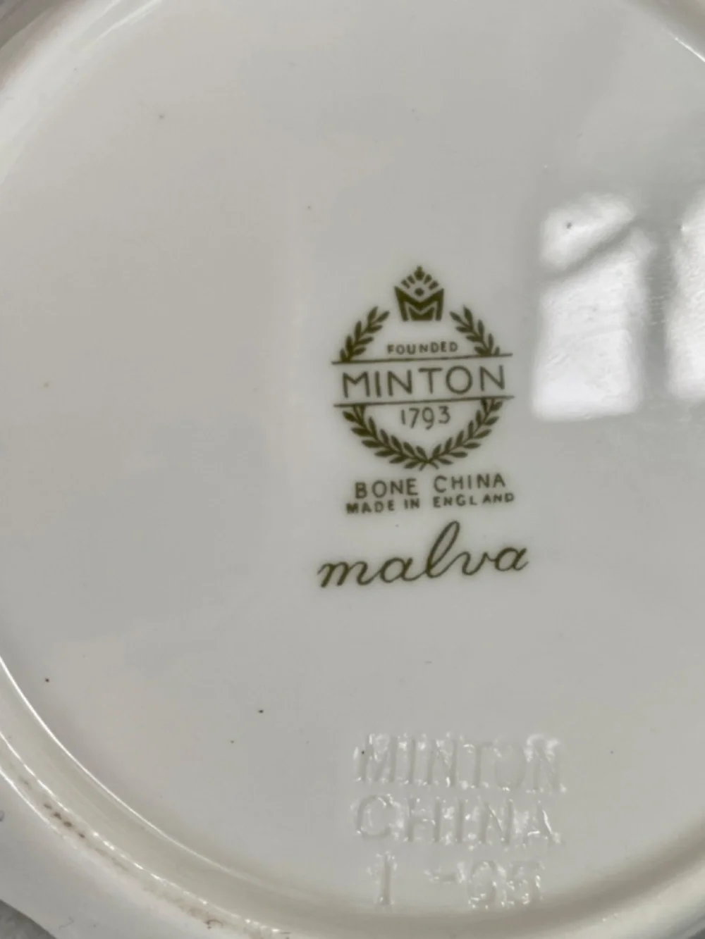 Vintage Minton Coasters. 2p, Bone China Dishes 